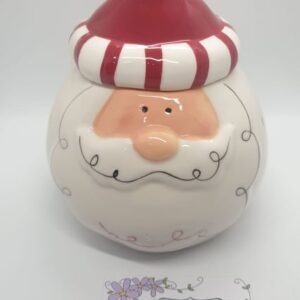 Barattolo/Biscottiera Babbo Natale