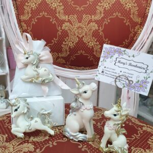 Unicorno in resina