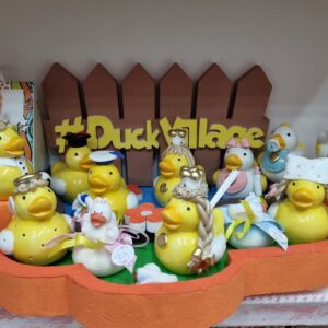 Duck village - Paperelle in ceramica di Capodimonte